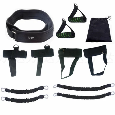 Conjunto de faixas de resistência durável, faixa de resistência elástica fitness para treinamento de ioga, faixas para exercícios de força, equipamento de ginástica em casa Wbb13089
