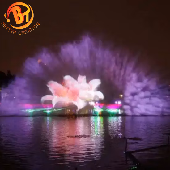 Grande Show de laser de equipamento de dança flutuante musical ao ar livre para venda